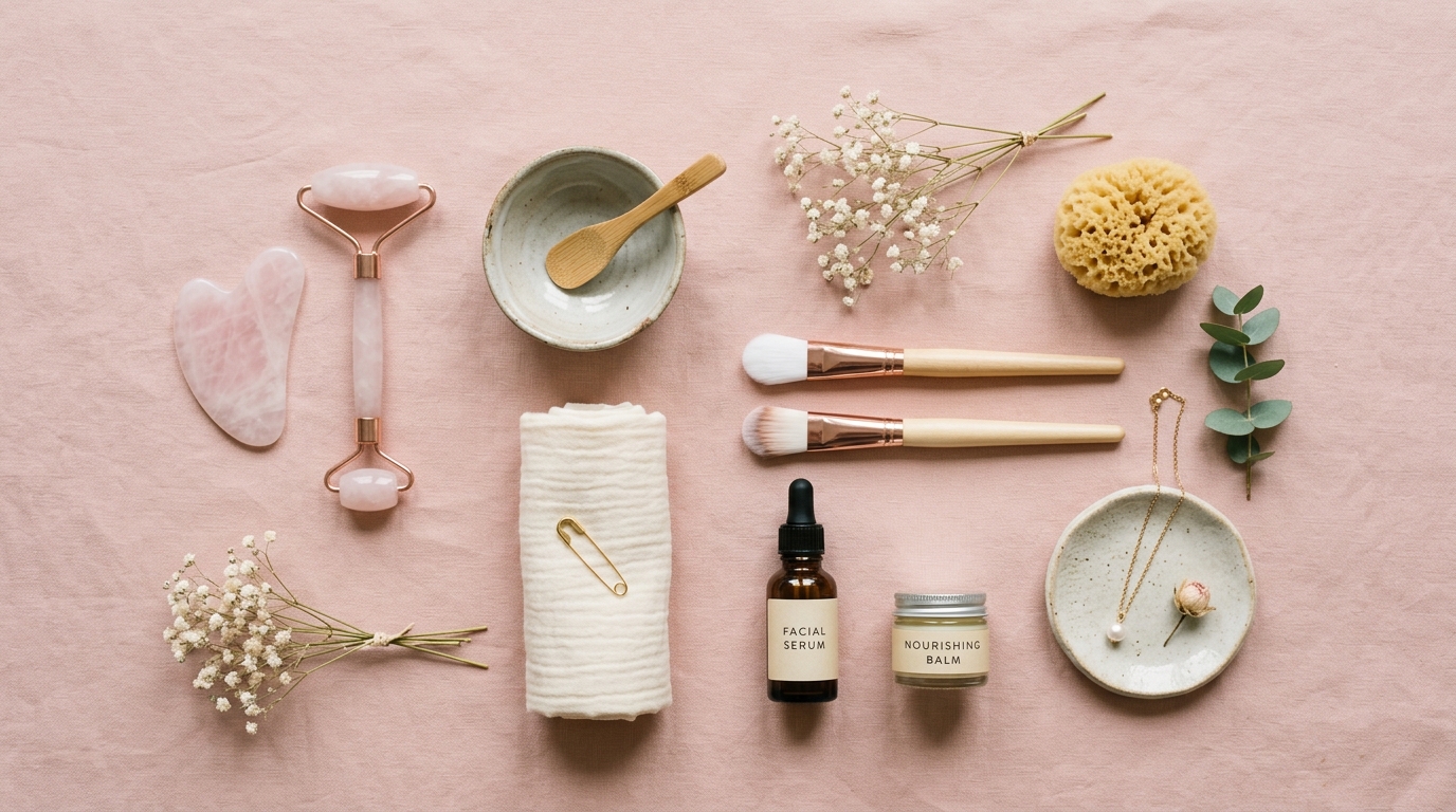 Moku Lifestyle, Flat lay aksesoris pelengkap produk Moku