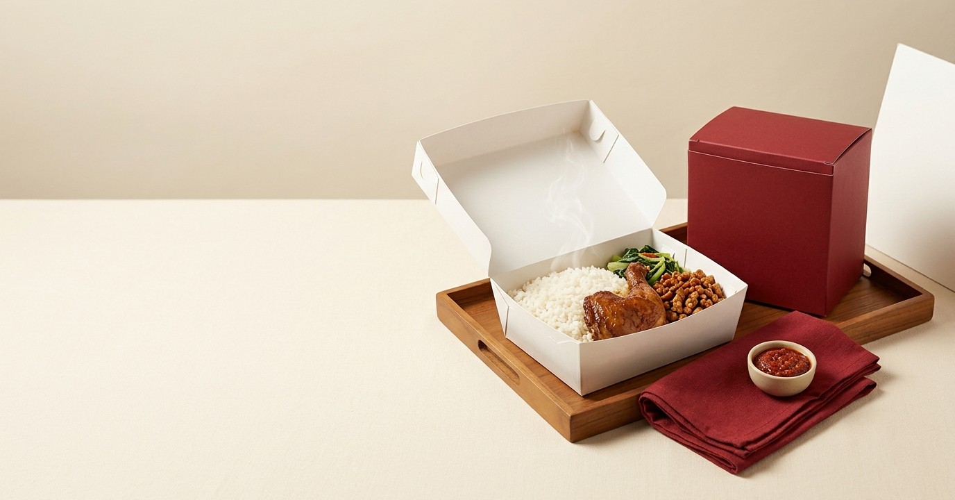 Dapur Tepat, Katering pabrik dan nasi box, situs live hasil forge end-to-end Himay Studio